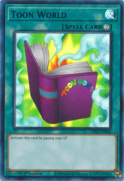 Toon World (Blue) [LDS1-EN068] Ultra Rare | Clutch Gaming