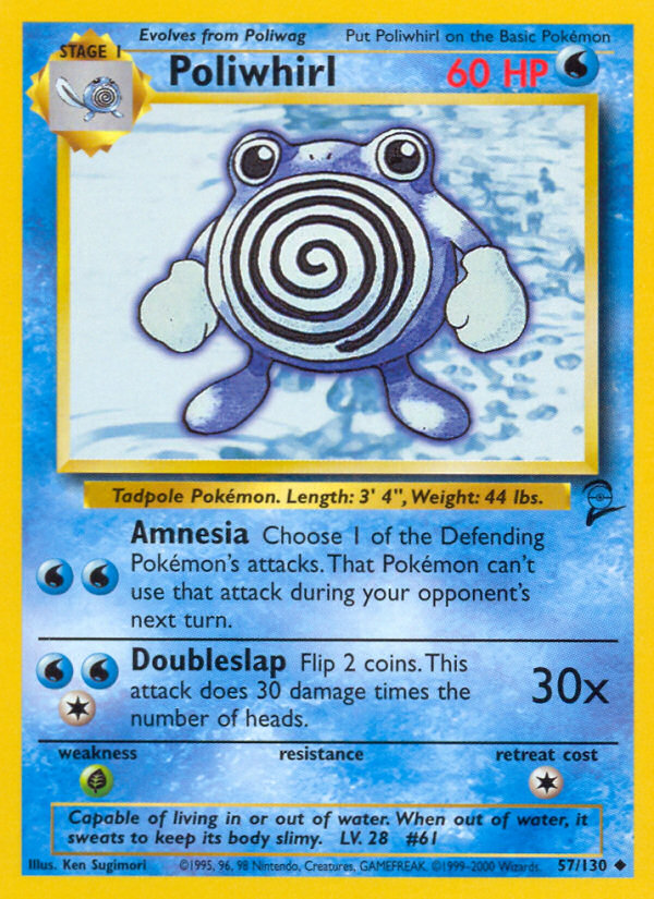 Poliwhirl (57/130) [Base Set 2] | Clutch Gaming