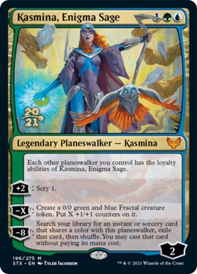 Kasmina, Enigma Sage [Strixhaven: School of Mages Prerelease Promos] | Clutch Gaming