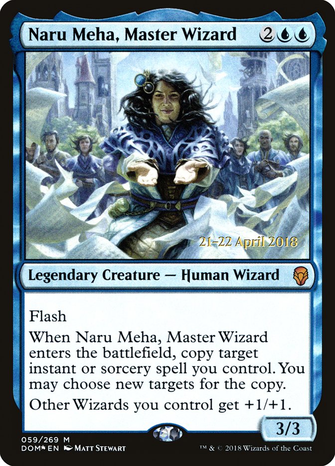 Naru Meha, Master Wizard [Dominaria Prerelease Promos] | Clutch Gaming