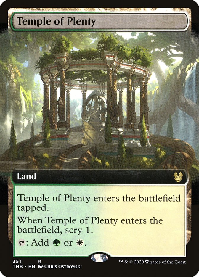 Temple of Plenty (Extended Art) [Theros Beyond Death] | Clutch Gaming