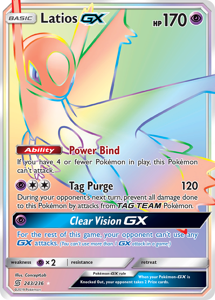 Latios GX (243/236) [Sun & Moon: Unified Minds] | Clutch Gaming