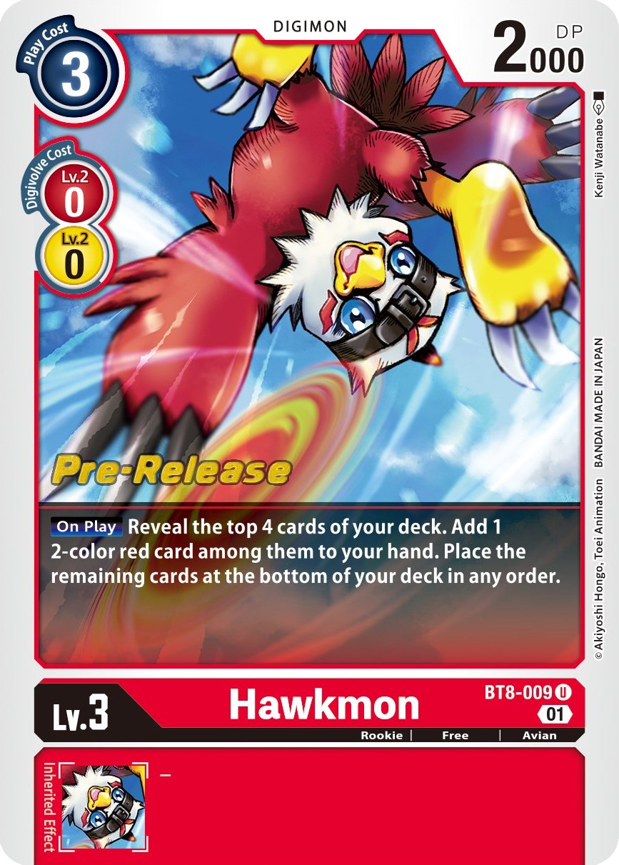 Hawkmon [BT8-009] [New Awakening Pre-Release Cards] | Clutch Gaming