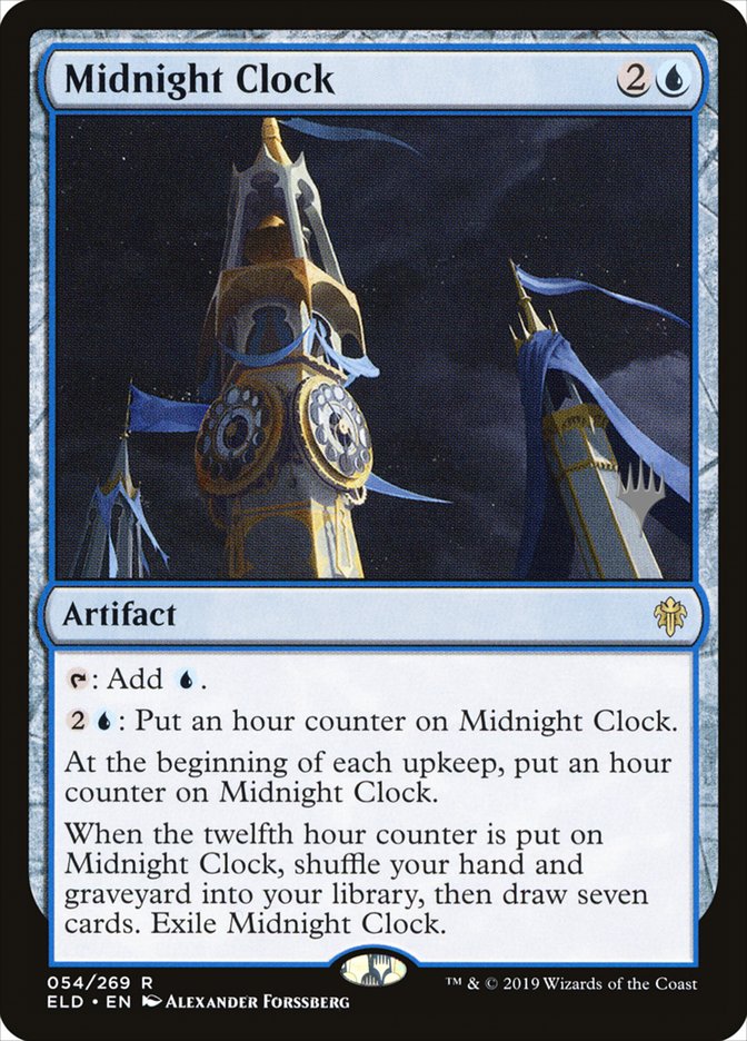 Midnight Clock (Promo Pack) [Throne of Eldraine Promos] | Clutch Gaming