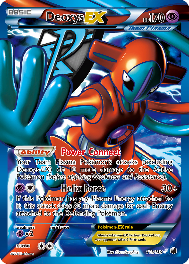 Deoxys EX (111/116) [Black & White: Plasma Freeze] | Clutch Gaming