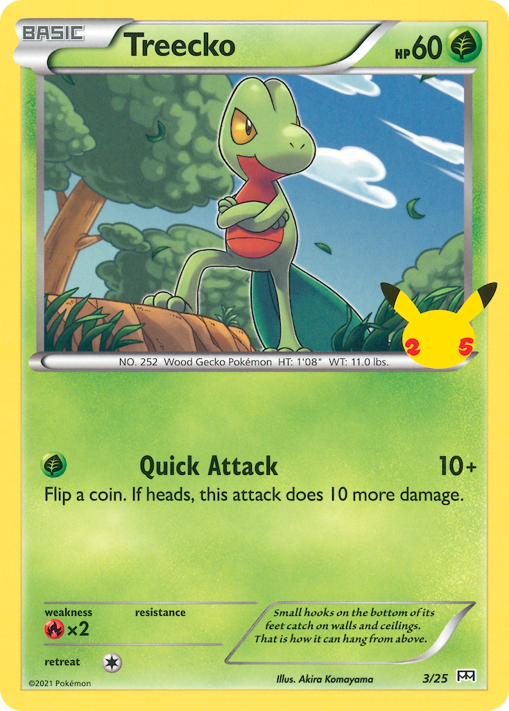 Treecko (3/25) [McDonald's 25th Anniversary] | Clutch Gaming