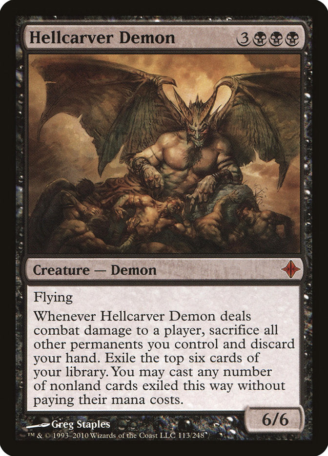 Hellcarver Demon [Rise of the Eldrazi] | Clutch Gaming