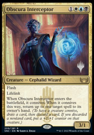 Obscura Interceptor (Promo Pack) [Streets of New Capenna Promos] | Clutch Gaming