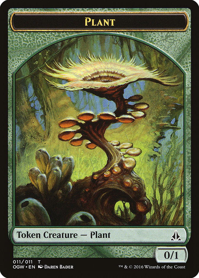 Plant Token [Oath of the Gatewatch Tokens] | Clutch Gaming