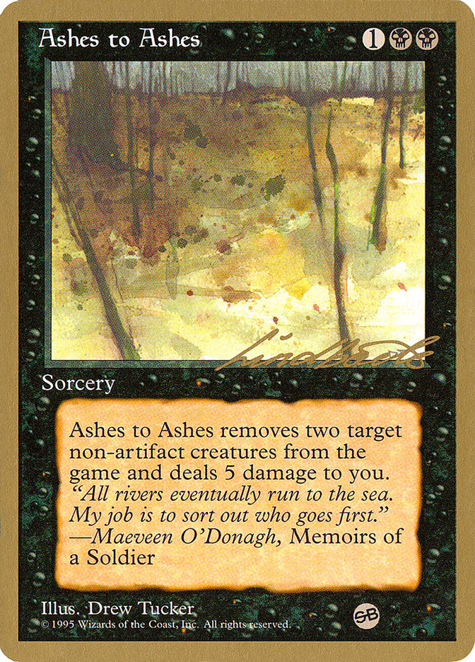 Ashes to Ashes (Leon Lindback) (SB) [Pro Tour Collector Set] | Clutch Gaming
