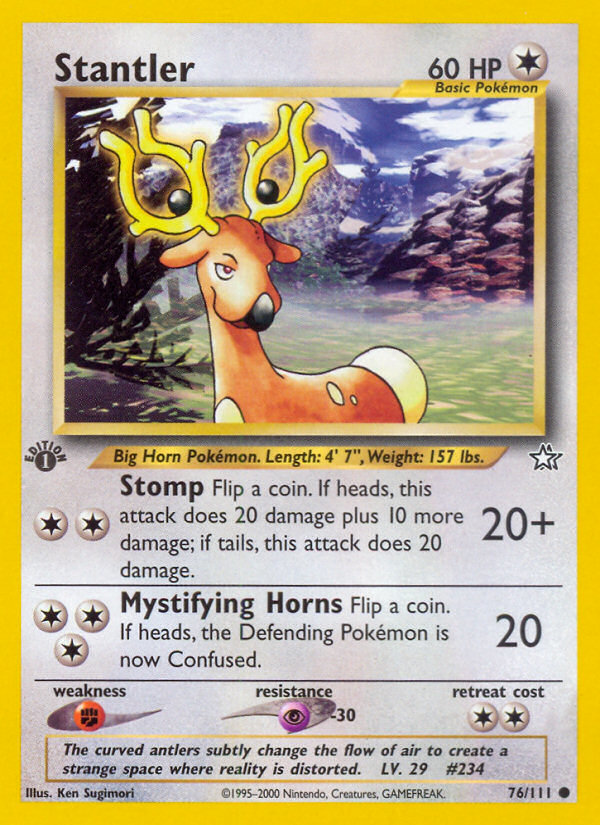 Stantler (76/111) [Neo Genesis 1st Edition] | Clutch Gaming