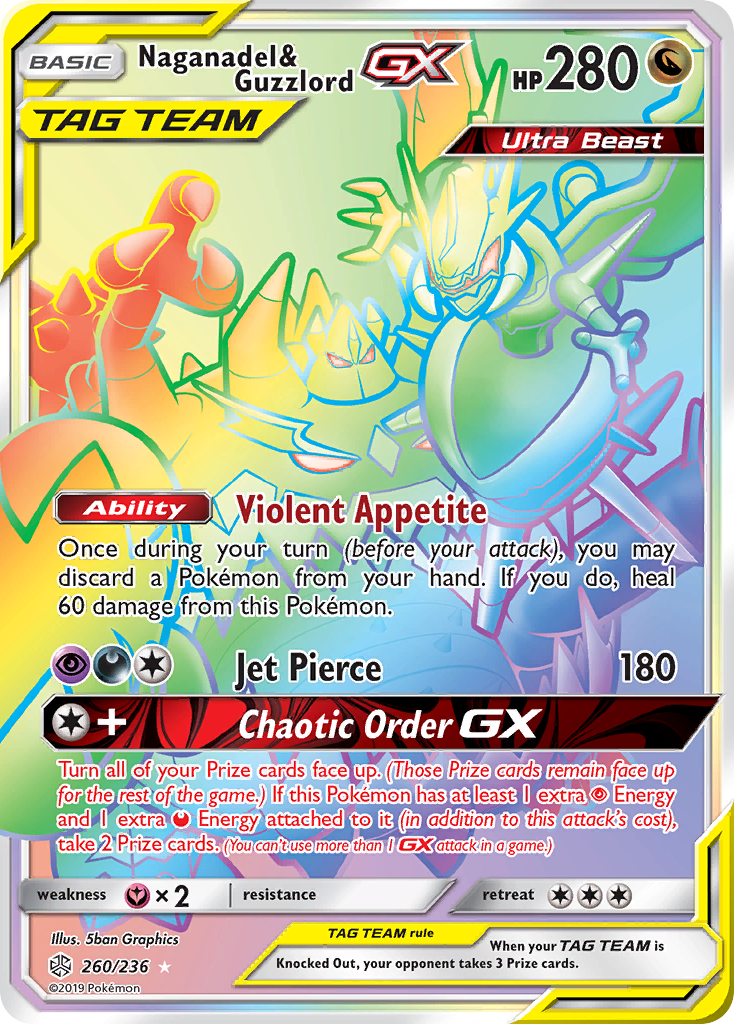 Naganadel & Guzzlord GX (260/236) [Sun & Moon: Cosmic Eclipse] | Clutch Gaming