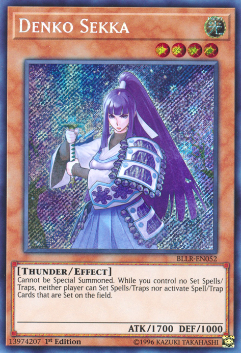 Denko Sekka [BLLR-EN052] Secret Rare | Clutch Gaming