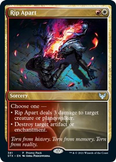 Rip Apart (Promo Pack) [Strixhaven: School of Mages Promos] | Clutch Gaming