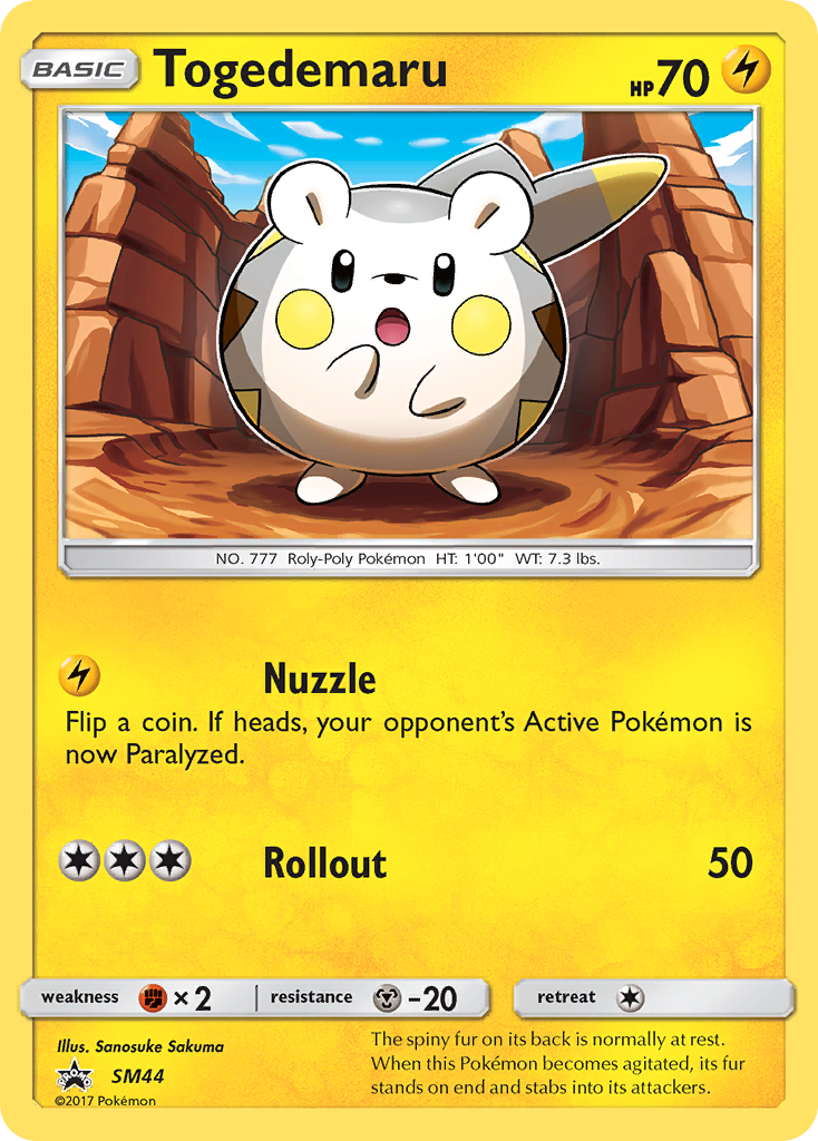 Togedemaru (SM44) [Sun & Moon: Black Star Promos] | Clutch Gaming