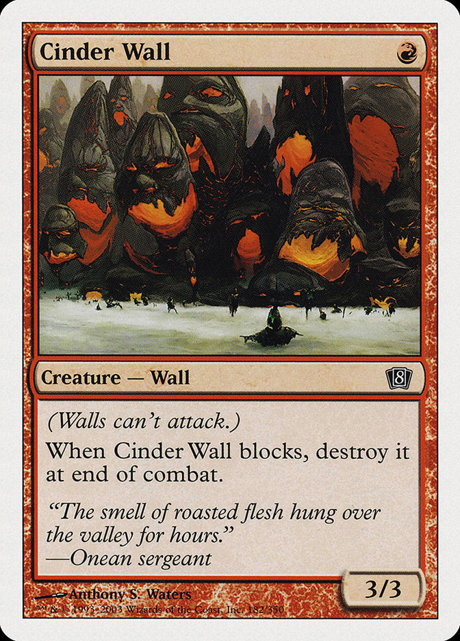 Cinder Wall [Eighth Edition] | Clutch Gaming