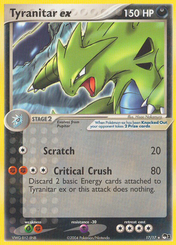 Tyranitar ex (17/17) [POP Series 1] | Clutch Gaming