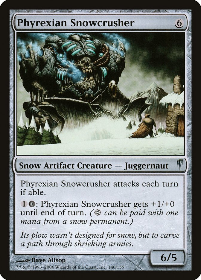 Phyrexian Snowcrusher [Coldsnap] | Clutch Gaming