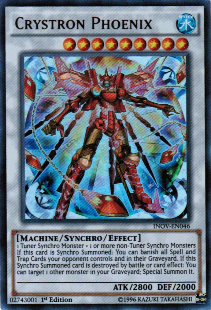 Crystron Phoenix [INOV-EN046] Ultra Rare | Clutch Gaming