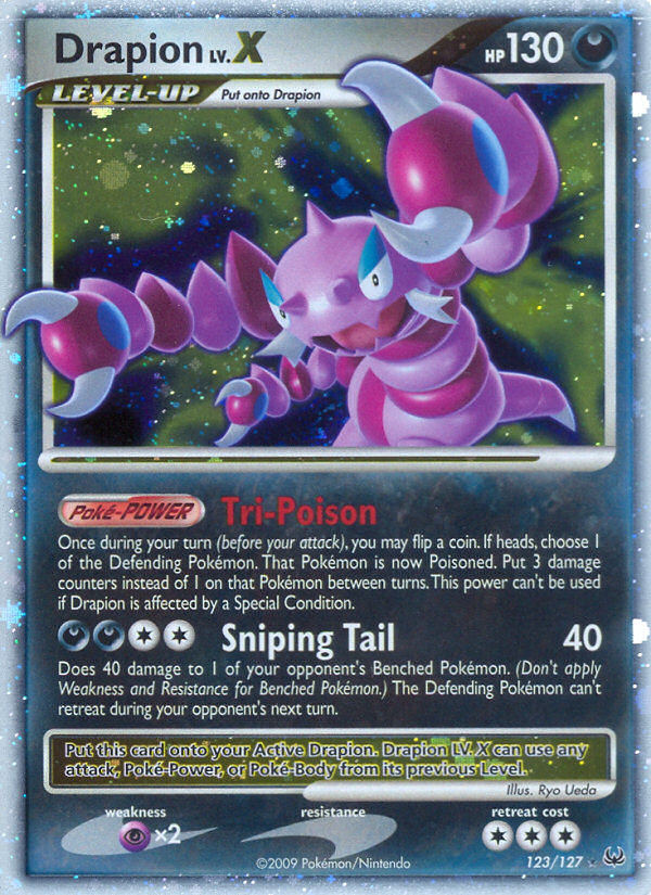 Drapion LV.X (123/127) [Platinum: Base Set] | Clutch Gaming