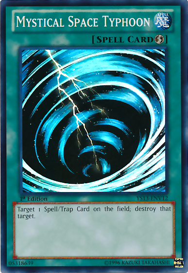 Mystical Space Typhoon [YS13-ENV12] Super Rare | Clutch Gaming