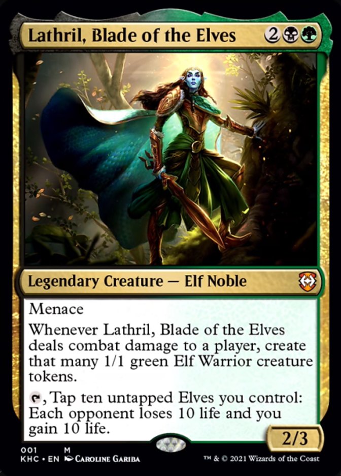 Lathril, Blade of the Elves [Kaldheim Commander] | Clutch Gaming