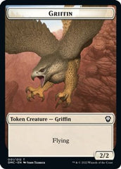 Zombie Knight // Griffin Double-Sided Token [Dominaria United Commander Tokens] | Clutch Gaming