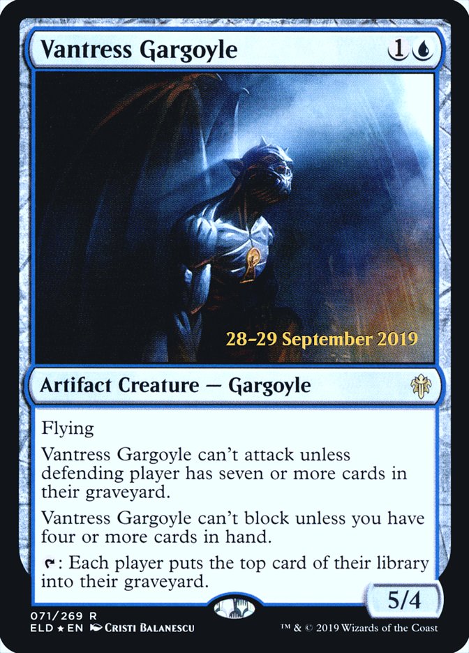 Vantress Gargoyle [Throne of Eldraine Prerelease Promos] | Clutch Gaming