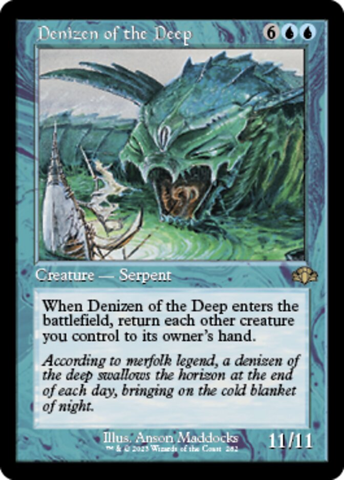 Denizen of the Deep (Retro) [Dominaria Remastered] | Clutch Gaming