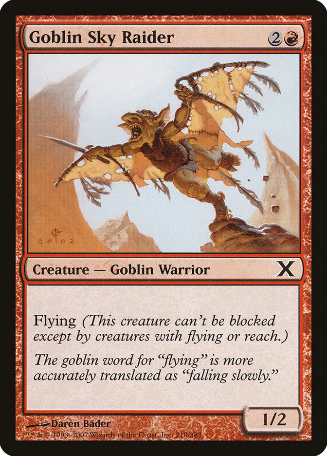 Goblin Sky Raider [Tenth Edition] | Clutch Gaming