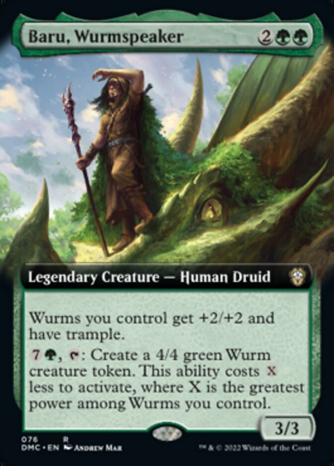 Baru, Wurmspeaker (Extended Art) [Dominaria United Commander] | Clutch Gaming