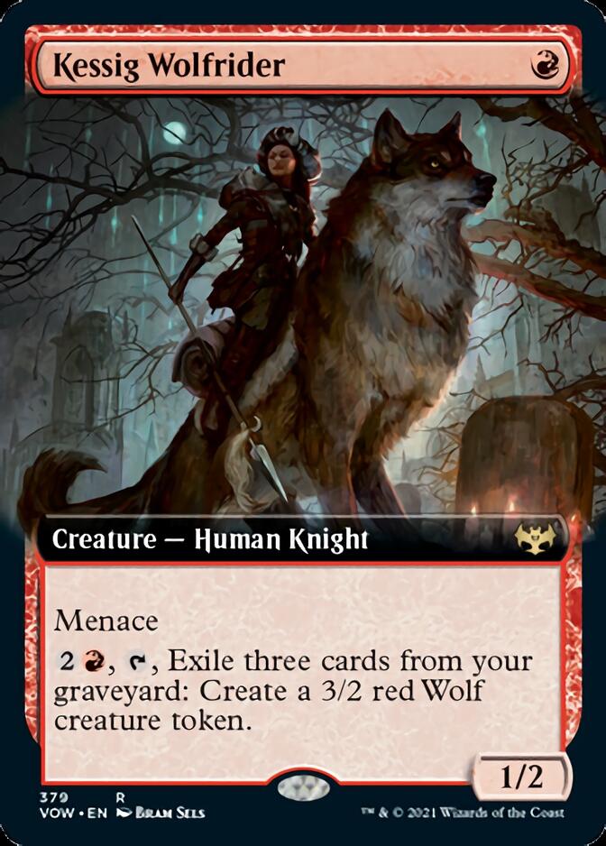 Kessig Wolfrider (Extended Art) [Innistrad: Crimson Vow] | Clutch Gaming