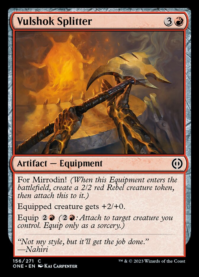 Vulshok Splitter [Phyrexia: All Will Be One] | Clutch Gaming