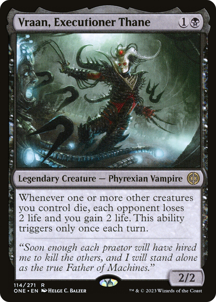 Vraan, Executioner Thane [Phyrexia: All Will Be One] | Clutch Gaming