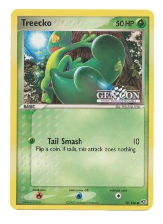 Treecko (70/106) (Gen Con The Best Four Days in Gaming Promo) [EX: Emerald] | Clutch Gaming