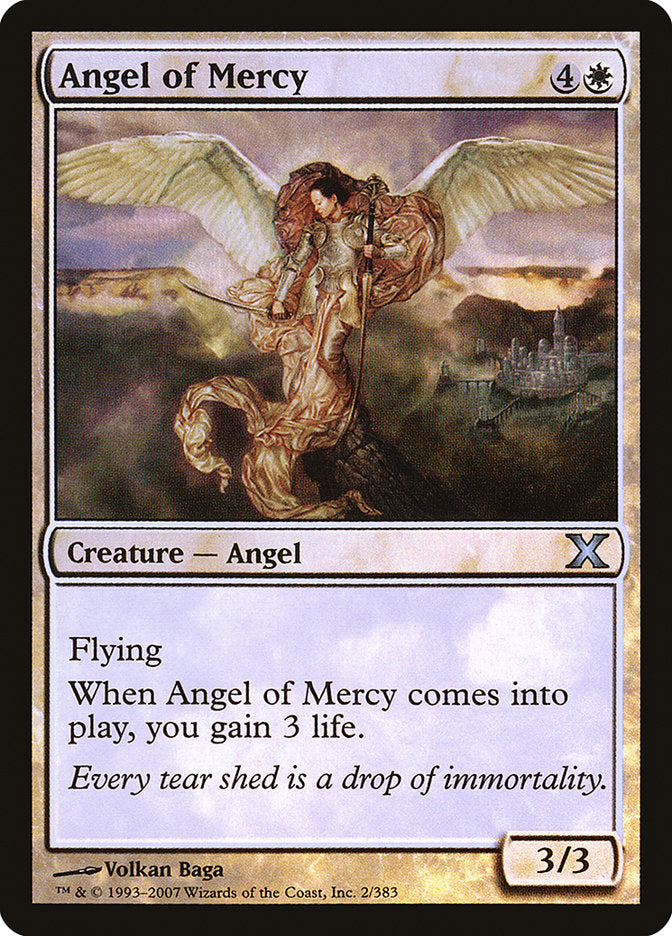 Angel of Mercy (Premium Foil) [Tenth Edition] | Clutch Gaming