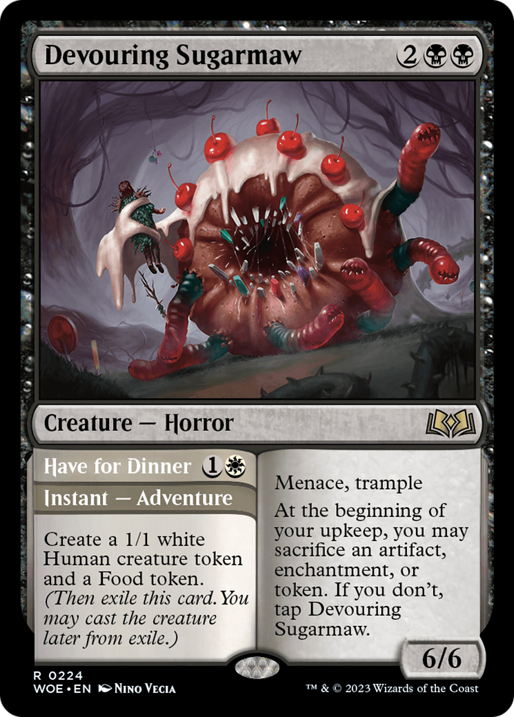 Devouring Sugarmaw // Have For Dinner [Wilds of Eldraine] | Clutch Gaming