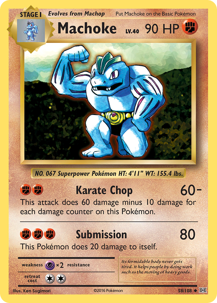 Machoke (58/108) [XY: Evolutions] | Clutch Gaming