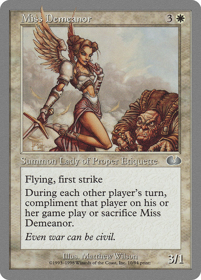 Miss Demeanor [Unglued] | Clutch Gaming