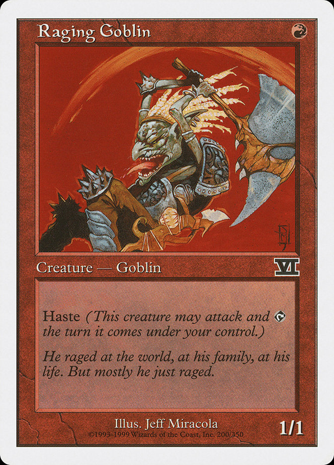 Raging Goblin [Classic Sixth Edition] | Clutch Gaming