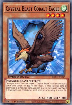 Crystal Beast Cobalt Eagle [SGX1-ENF07] Common | Clutch Gaming