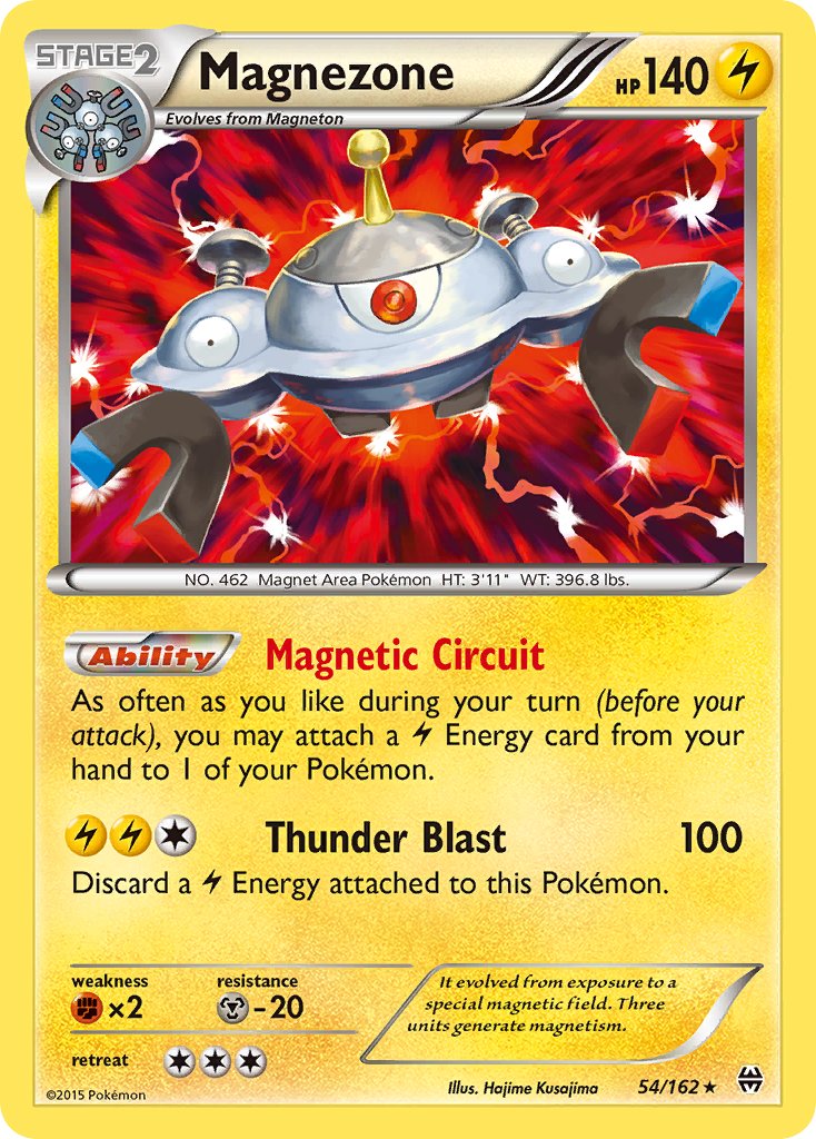 Magnezone (54/162) (Theme Deck Exclusive) [XY: BREAKthrough] | Clutch Gaming