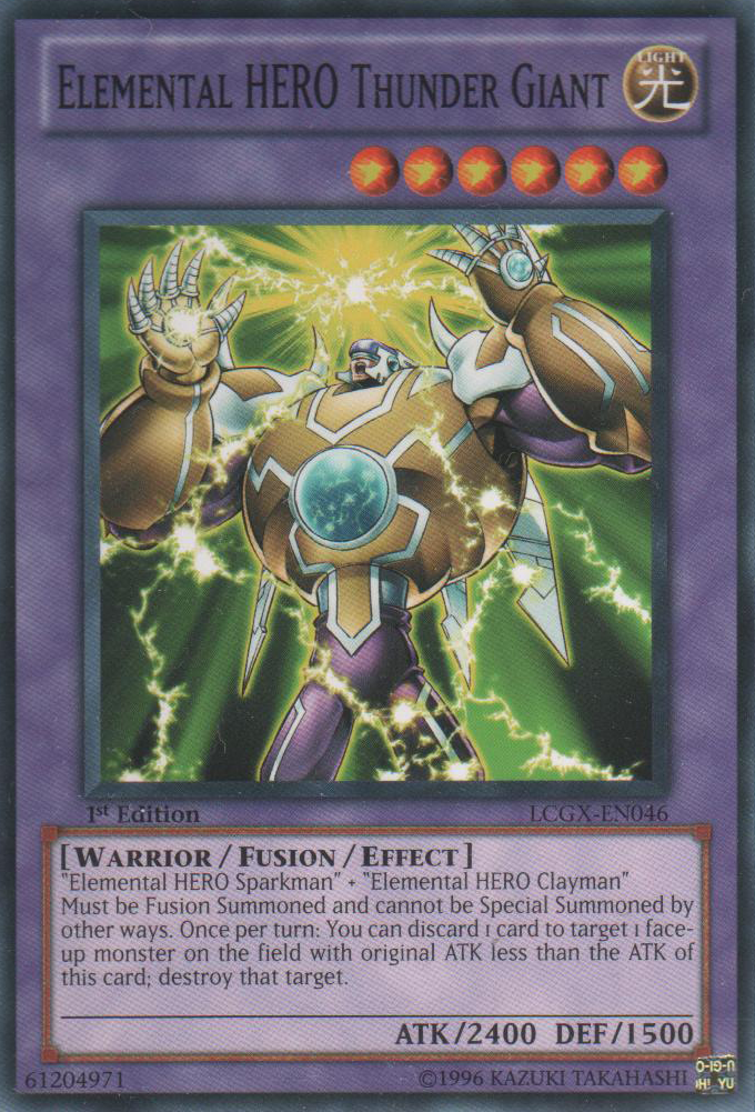 Elemental HERO Thunder Giant [LCGX-EN046] Common | Clutch Gaming