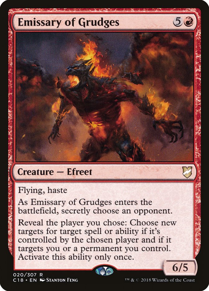 Emissary of Grudges [Commander 2018] | Clutch Gaming