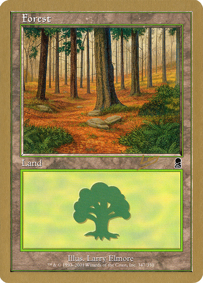 Forest (rl347) (Raphael Levy) [World Championship Decks 2002] | Clutch Gaming