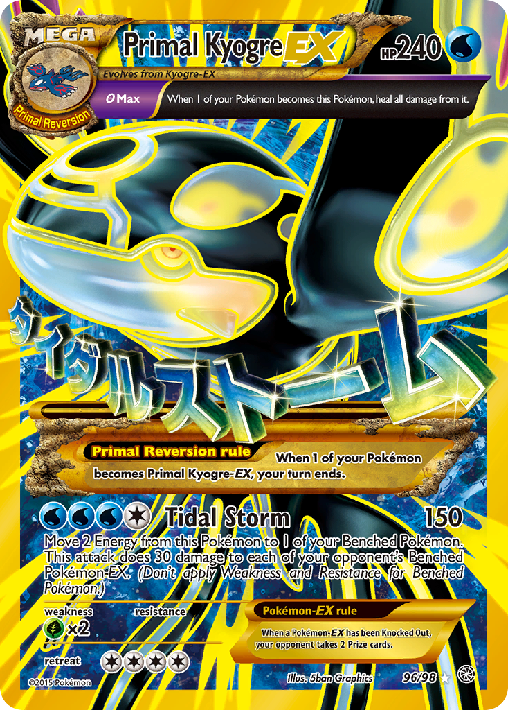 Primal Kyogre EX (96/98) [XY: Ancient Origins] | Clutch Gaming