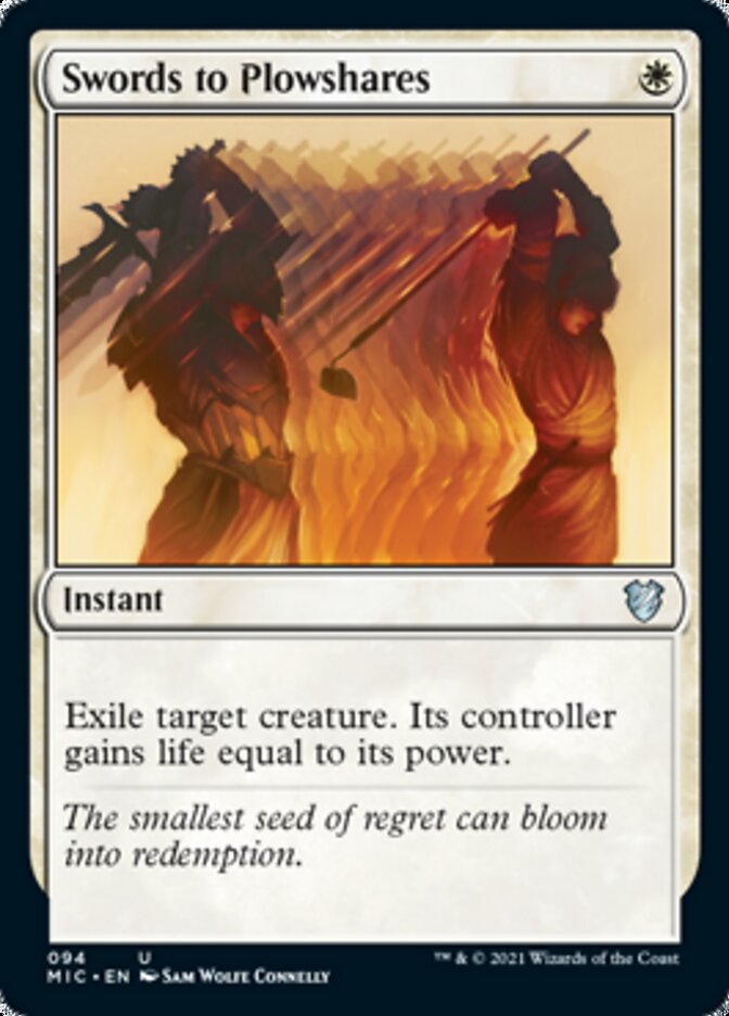 Swords to Plowshares [Innistrad: Midnight Hunt Commander] | Clutch Gaming