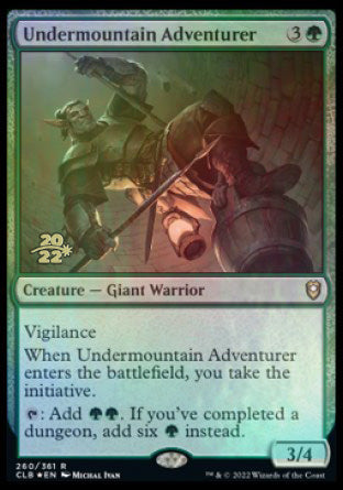 Undermountain Adventurer [Commander Legends: Battle for Baldur's Gate Prerelease Promos] | Clutch Gaming