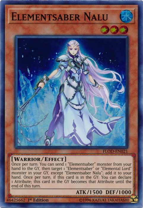 Elementsaber Nalu [FLOD-EN021] Super Rare | Clutch Gaming