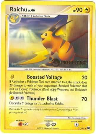 Raichu (27/99) (Prerelease Promo) [Nintendo: Black Star Promos] | Clutch Gaming